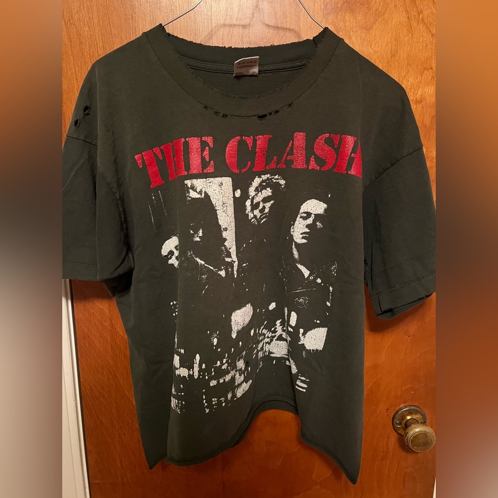 THE CLASH the only band that matters vintage t shirt British PUNK 1980s Large